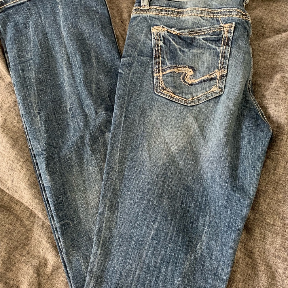 Slim fit boot cut jeans (Silvers)